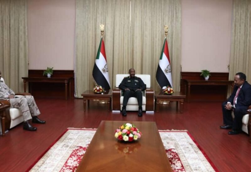 عبدالفتاح البرهان وعبد الله حمدوك