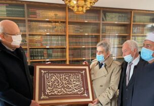 الرئيس نجيب ميقاتي في زيارة لمسجد روما والمركز الاسلامي التابع له