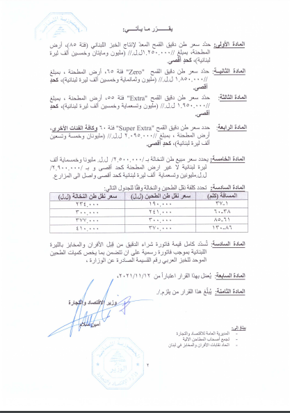قراران هامان لوزير الإقتصاد