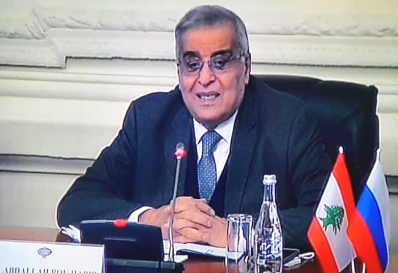 وزير الخارجية والمغتربين عبدالله بو حبيب