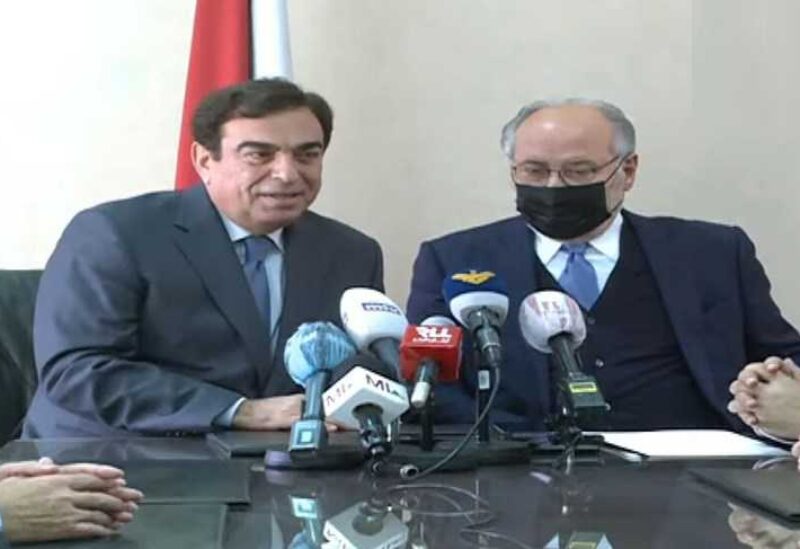 الوزيران عباس الحلبي وجورج قرداحي