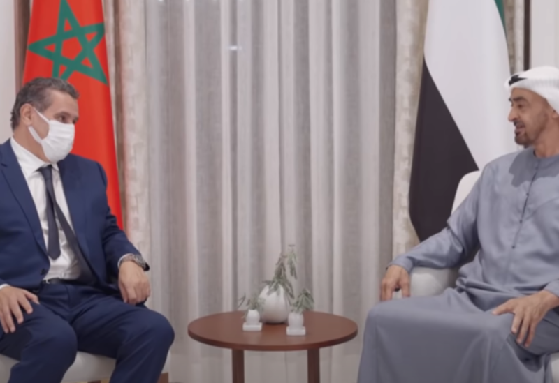 الشيخ محمد بن زايد ورئيس الحكومة المغربية