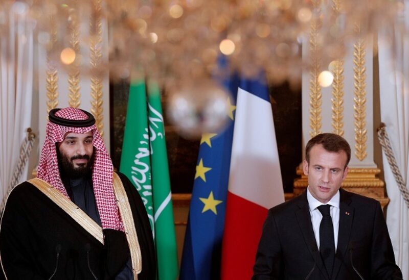 ولي العهد السعودي والرئيس الفرنسي