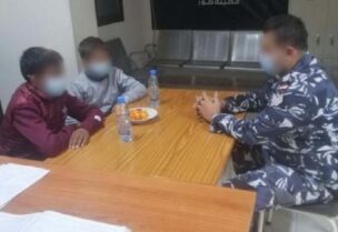 قوى الأمن تعثر على طفلين على قارعة الطريق في صور
