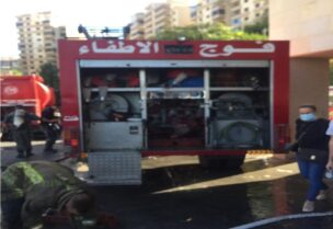 عناصر من فوج الإطفاء