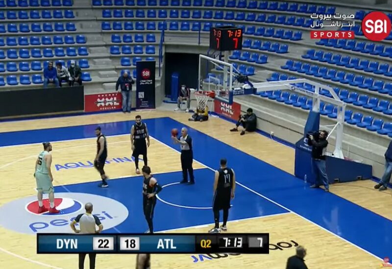 Dynamo VS Atlas Round 6 XXL Energy Lebanese Basketball Championship