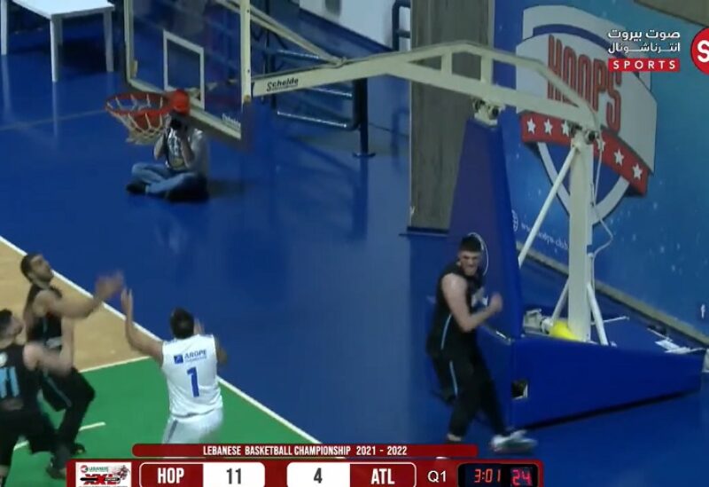 Hoops vs Atlas Round 8 XXL Energy Lebanese Basketball Championship صوت بيروت إنترناشونال