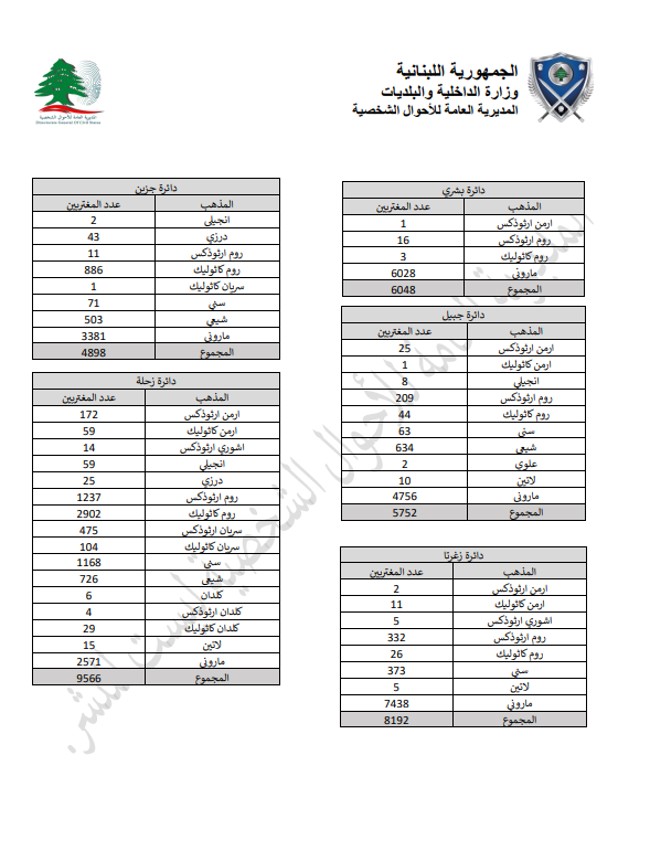 "الداخلية" تنشر قوائم الناخبين غير المقيمين موزعين على الدوائر الانتخابية