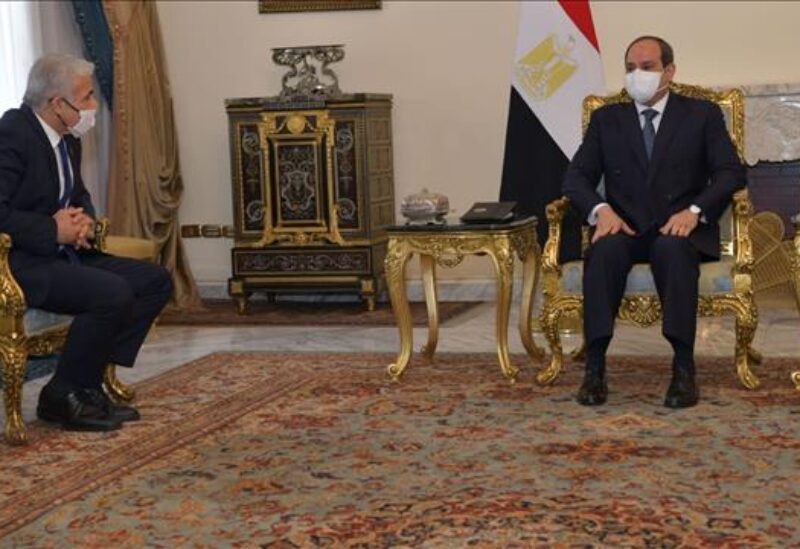 عبد الفتاح السيسي ويائير لبيد