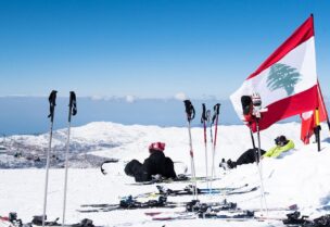 التزلج في لبنان
