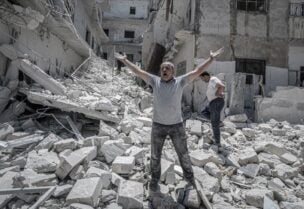قصف على مناطق بسوريا- أرشيفية