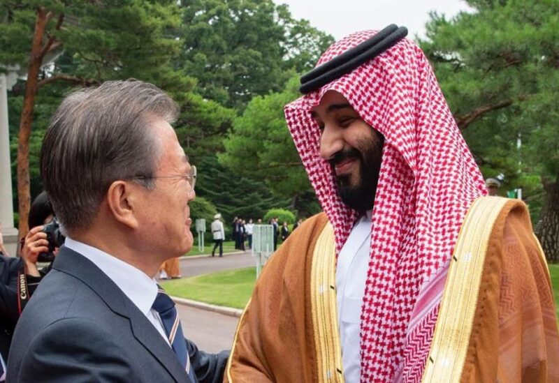 ولي العهد السعودي ورئيس كوريا الجنوبية- أرشيفية