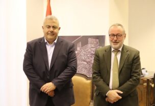 محافظ بيروت وسفير مملكة النرويج