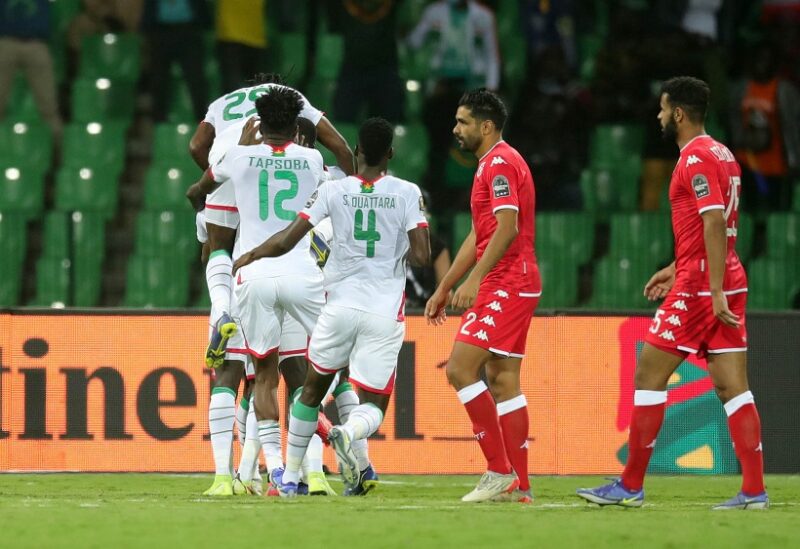من مباراة بوركينا فاسو وتونس