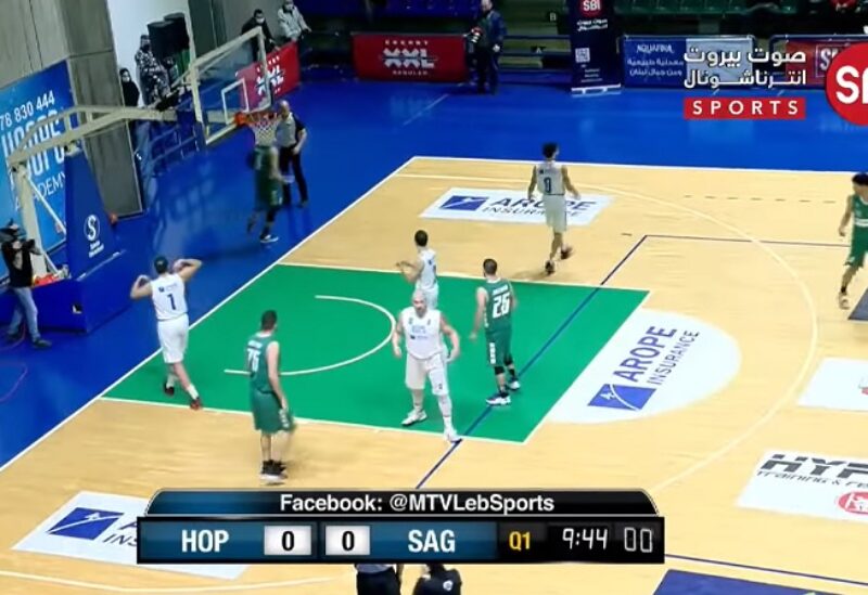 Hoops VS Sagesse Round 10 XXL Energy Lebanese Basketball