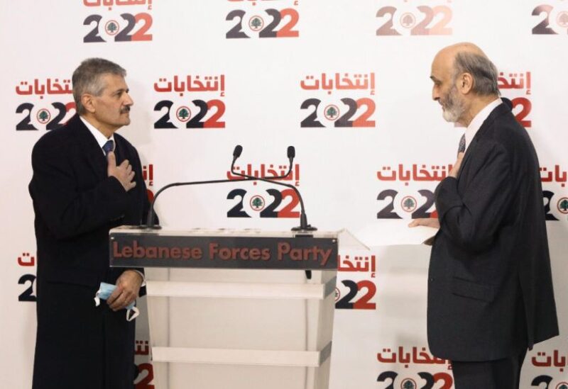 جعجع والمرشّح مخايل سركيس الدويهي