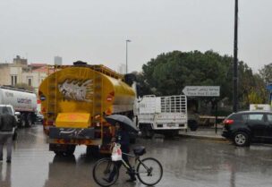 اعتصام اتحادات النقل البري