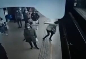 شاب يرمي بامرأة أمام عجلات القطار في بلجيكا