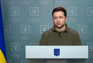 الرئيس الأوكراني فولوديمير زيلينسكي