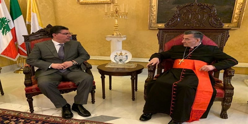 لقاء بين البطريرك وبهاء الحريري