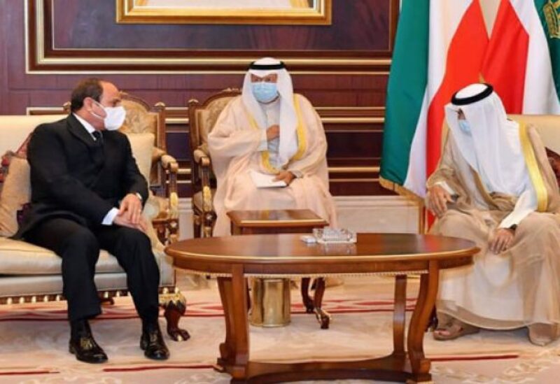 السيسي وأمير الكويت