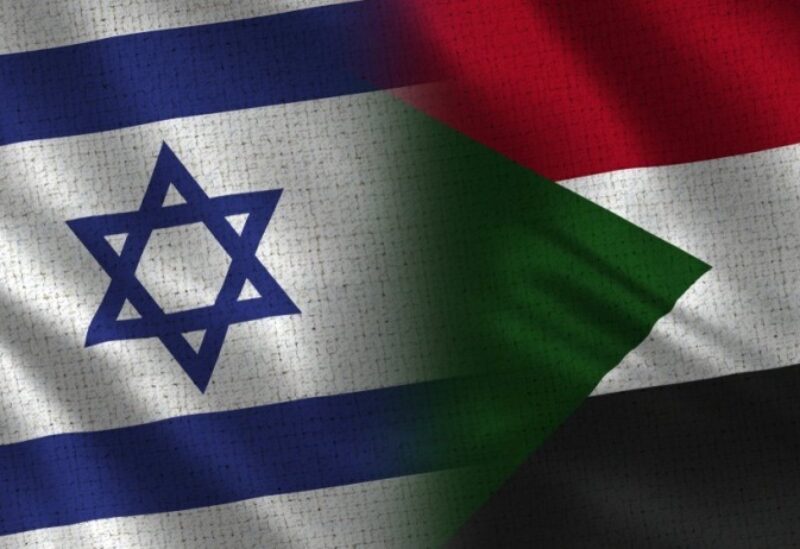 العلم الإسرائيلي والسوداني