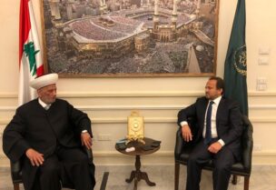 ممثل بهاء الحريري صافي كالو ملتقيا المفتي دريان