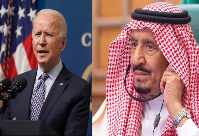 الملك سلمان وجو بايدن