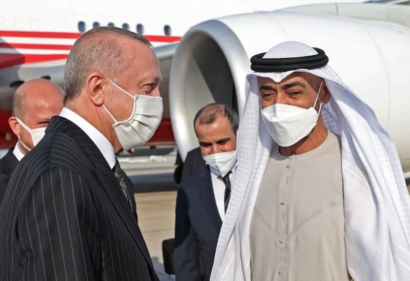 الرئيس التركي في الامارات