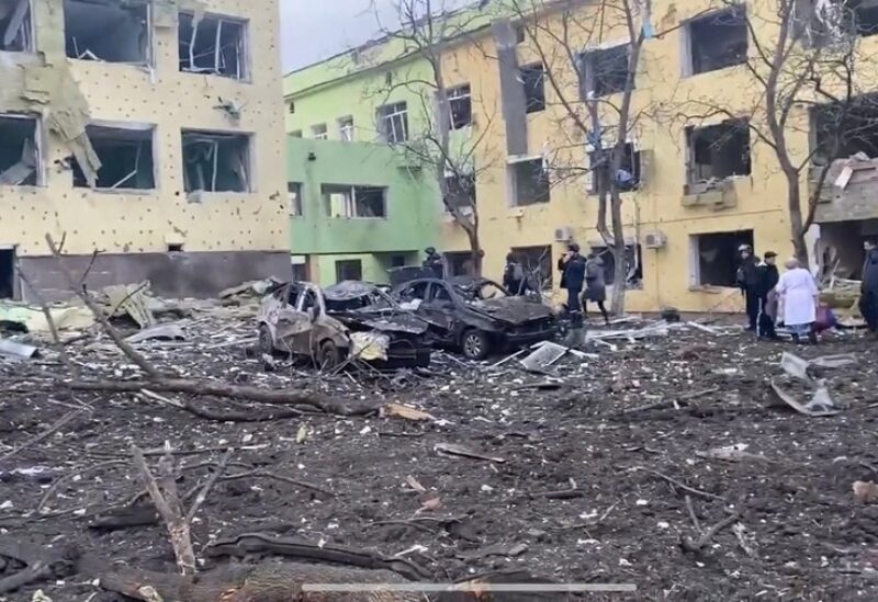 آثار القصف على مدينة ماريوبول
