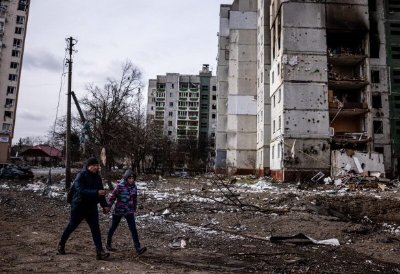 قصف روسي على المدن الأوكرانية
