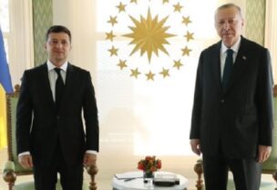 أردوغان وزيلينسكي في لقاء سابق