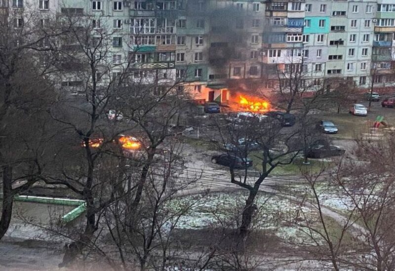 آثار القصف الروسي في أوكرانيا