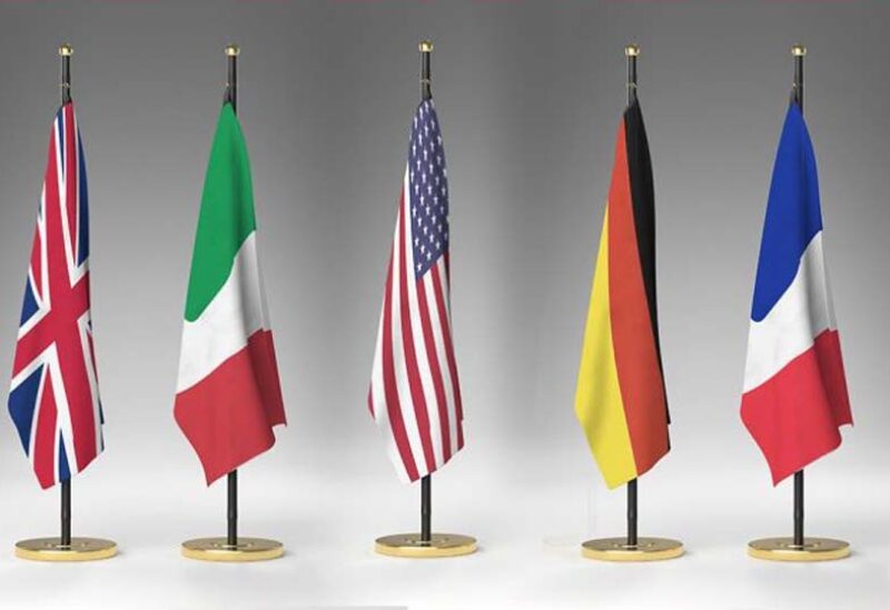 فرنسا وألمانيا وإيطاليا والمملكة المتحدة وأمريكا