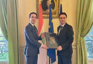 وزيرا النقل اللبناني والفرنسي