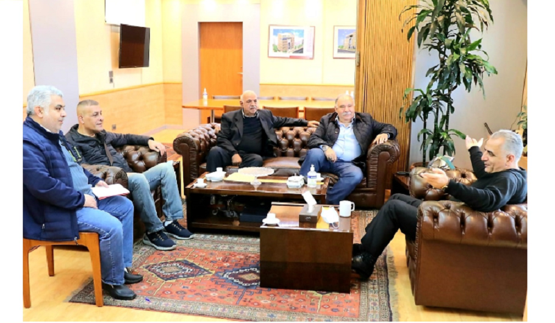 صورة من اجتماع لاتحاد الوطني لنقابات العمال والمستخدمين اليوم
