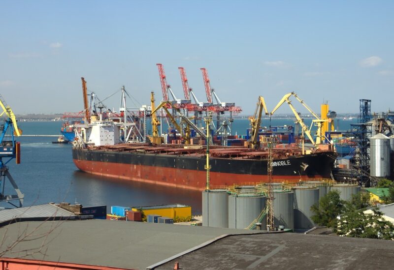 ميناء في مدينة أوديسا الأوكرانية