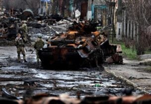 آثار الدمار بسبب الحرب الروسية على أوكرانيا