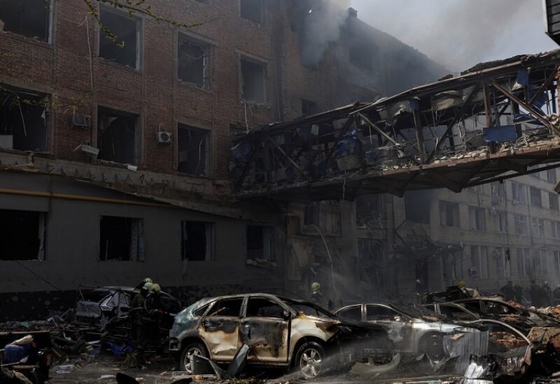 آثار الدمار في خاركيف
