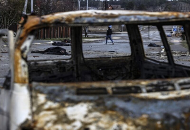 من صور الدمار في مدينة بوتشا الأوكرانية