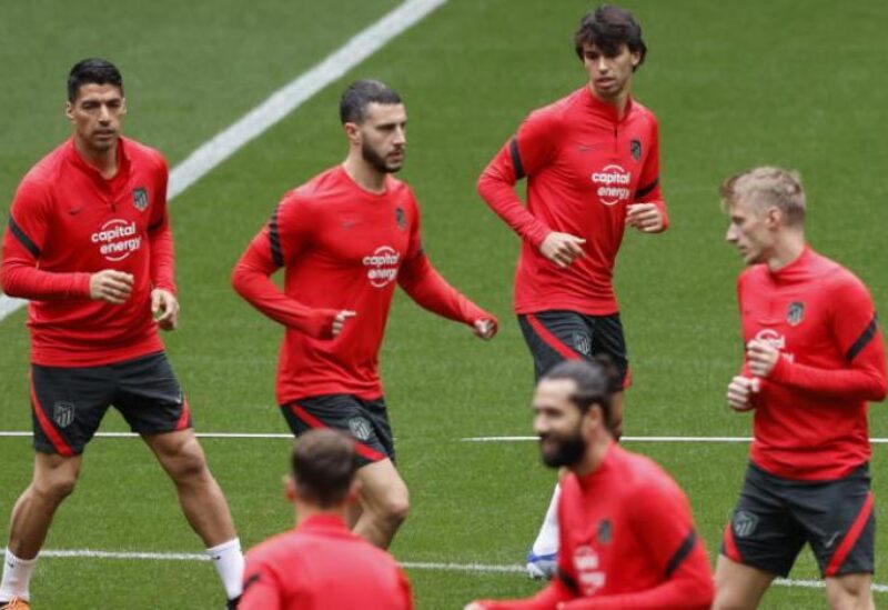 لاعبو نادي أتلتيكو مدريد