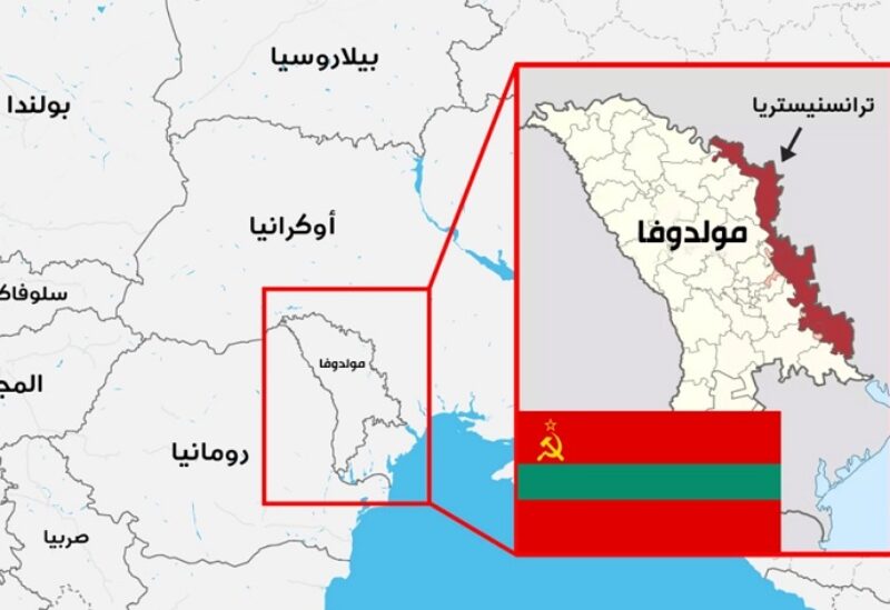 خارطة إقليم "ترانسنيستريا"