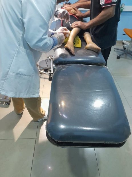 إصابة طفلة برصاص طائش