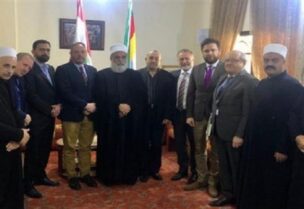 شيخ العقل امام بعثة الاتحاد الاوروبي