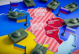 روسيا تحاول السيطرة على إقليم دونباس