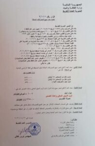 جدول لاسعار المحروقات 