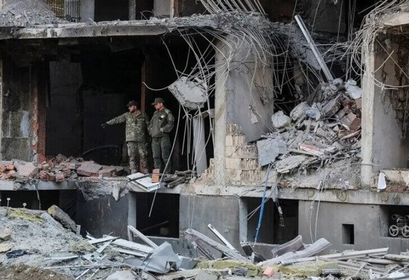 آثار الدمار في كييف - رويترز
