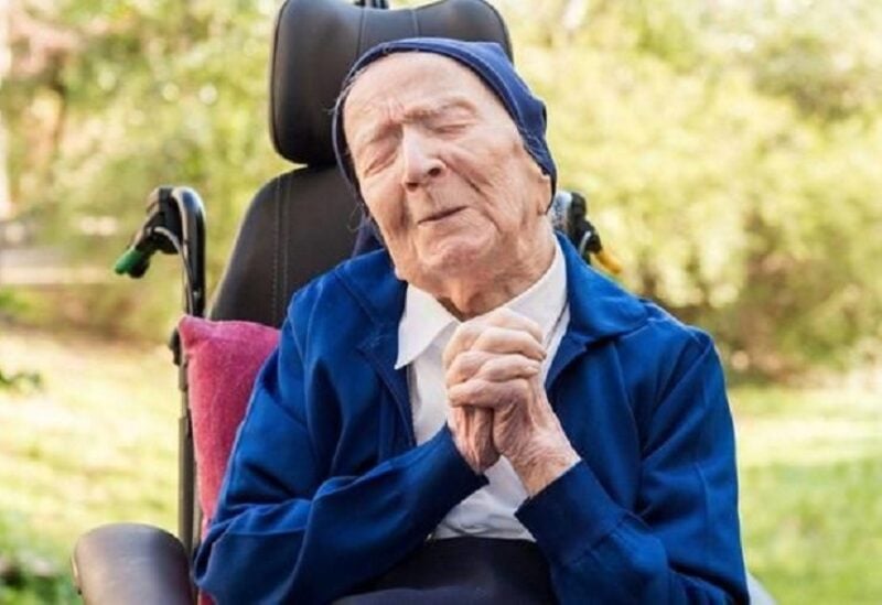 اكبرة معمرة جديدة تدخل موسوعة غينيس وهي راهبة فرنسية الأخت أندريه تبلغ 118 عاما