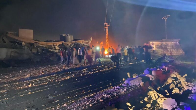 انفجار ضخم يهزّ قرية بنعفول في صيدا
