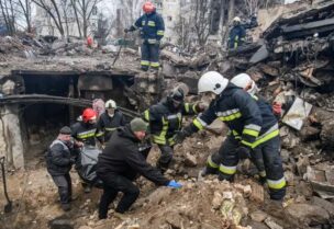 آثار الدمار في اوكرانيا جراء القصف الروسي